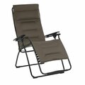 Kd Estanteria Zero Gravity Recliner - Black Frame - Taupe Fabric KD2472959